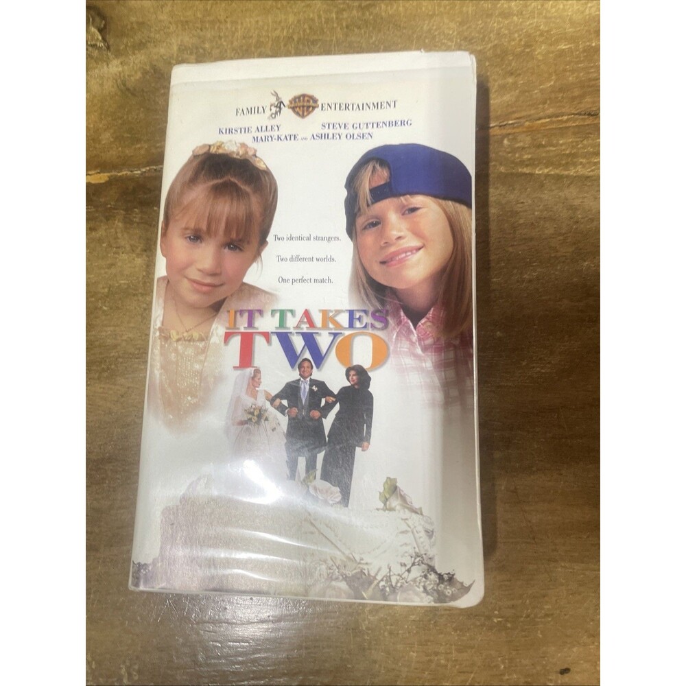 It Takes Two VHS 1997 Mary Kate & Ashley Olsen Classic Kids Movie
